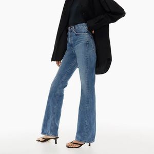 NWT AGOLDE high rise flare jeans size 27